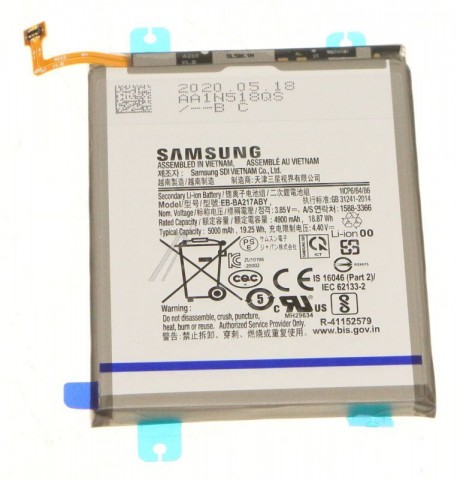 Akumuliatorius Samsung A217 A21s / A135 A13 / A137 A13 / A047 A04s / A125 A12/ A217 A21s / M127 M12 EB-BA217AB originalas 